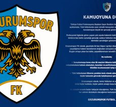 Erzurumspor FK: “Kulübümüzün tüm kritik maçlarının bağımsız bir kurulca incelenmesini istiyoruz”