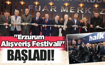 “Erzurum Alışveriş Festivali”Recep Tayyip Erdoğan Fuar Merkezi’nde kapılarını ziyaretçilerine açtı.