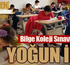 Bilge Koleji Sınavına yoğun ilgi