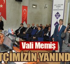 Vali Memiş, “Çiftçimizin yanındayız”