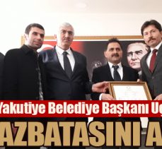 Yakutiye Belediye Başkanı Uçar, mazbatasını aldı