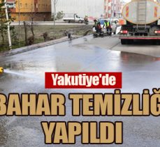 Yakutiye’de bahar temizliği yapıldı