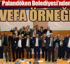 Palandöken Belediyesi’nden vefa örneği