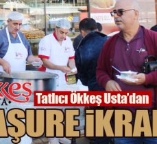 Tatlıcı Ökkeş Usta’dan Aşure ikramı