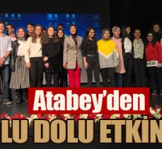 Atabey’den dolu dolu etkinlik