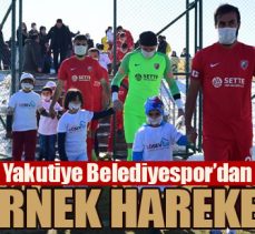 YAKUTİYE BELEDİYESPOR’DAN ÖRNEK HAREKET