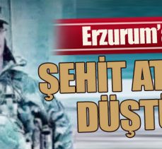 Erzurum’a şehit ateşi düştü