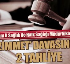 Erzurum İl Sağlık ile Halk Sağlığı Müdürlüklerindeki ‘zimmet’ davasında 2 tahliye