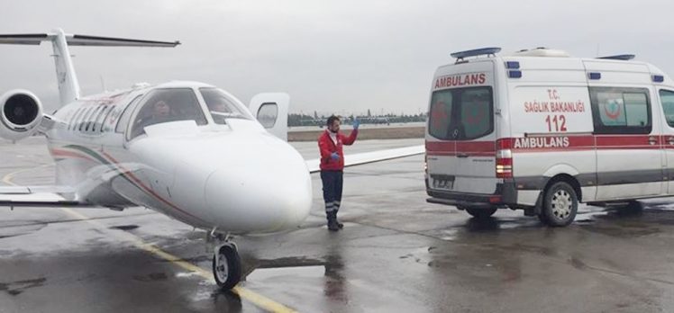 15 aylık bebek uçak ambulansla Erzurum’dan Kayseri’ye getirildi 15 aylık bebek uçak ambulansla Erzurum’dan Kayseri’ye getirildi