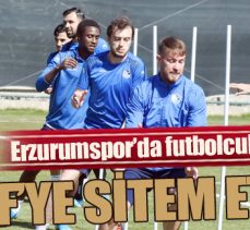 Erzurumspor’da futbolcular TFF’ye sitem etti