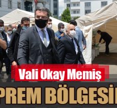 Vali Okay Memiş deprem bölgesinde