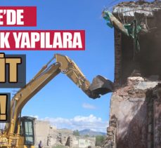 Aziziye’de metruk yapılara geçit yok