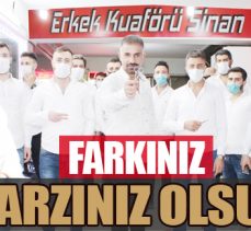 Farkınız; tarzınız olsun…