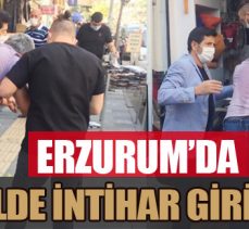 Erzurum’da otelde intihar girişimi