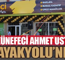 Künefeci Ahmet Usta Kayakyolu’nda