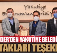 Şehirder’den Yakutiye Belediyesi’ne köy takları teşekkürü