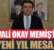 Vali Okay Memiş’in yeni yıl mesajı