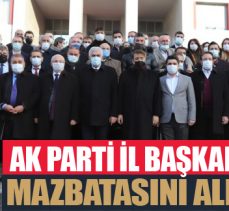 AK Parti İl Başkanı mazbatasını aldı