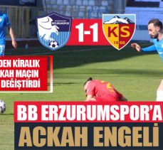 BB Erzurumspor’a Ackah engeli