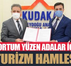 Tortum yüzen adalar turizme kazandırılıyor