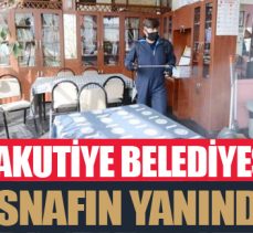 Yakutiye esnafın yanında