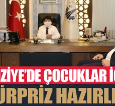Aziziye’de çocuklar için sürpriz hazırlığı