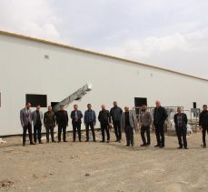 Oltu Cağ Kebap Fabrikasında makine ekipmanı kuruluyor