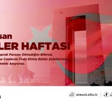 Rektör Çomaklı’dan Şehitler Haftası mesajı