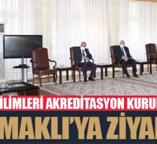 Spor Bilimleri Akreditasyon Kurulundan Rektör Çomaklı’ya ziyaret