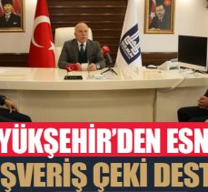 Büyükşehir’den pandemiden etkilenen esnafa alışveriş çeki desteği