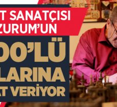 Maket sanatçısı Erzurum’un 1800’lü yıllarına hayat veriyor