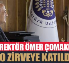Rektör Çomaklı, KKTC Cumhurbaşkanı Ersin Tatar ile görüştü