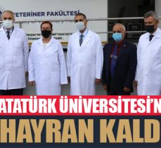 Atatürk Üniversitesi, modern hayvan sağlığı hizmetleriyle dikkat çekiyor