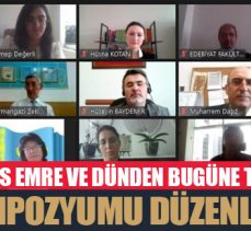 “Yunus Emre ve Dünden Bugüne Türkçe” sempozyumu düzenlendi