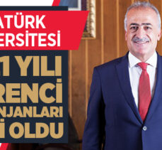 Atatürk Üniversitesi 2021 yılı öğrenci kontenjanları belli oldu