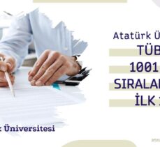 Atatürk Üniversitesi, proje sıralamasında ilk 10’da