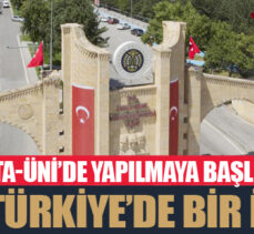 Türkiye’de bir ilk