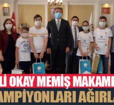 Vali Memiş, dereceye giren öğrencileri makamında ağırladı