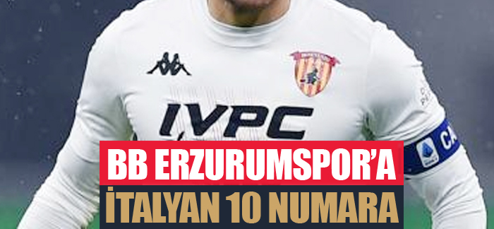 BB Erzurumspor’a İtalyan 10 numara