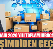 DAİB 2020 yılı toplam ihracatını şimdiden geçti