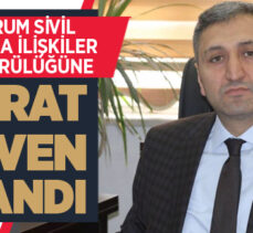 Murat Güven, Erzurum Sivil Toplumla İlişkiler İl Müdürlüğüne atandı