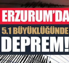 Erzurum’da deprem!