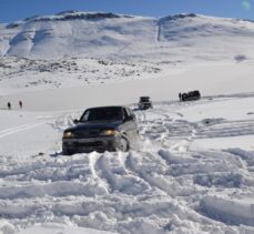 Erzurum Macera Off-Road Doğa Sporları ekibi kış sezonunu açtı