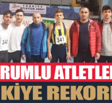 Erzurumlu Atletlerden yeni Türkiye rekorları geldi