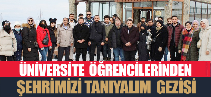 ETÜ ve Büyükşehir Belediyesi  ile öğrenciler Erzurum’un tarihi mekânlarını gezdi
