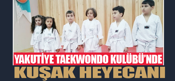 Yakutiye Taekwondo Kulübü’nde kuşak heyecanı