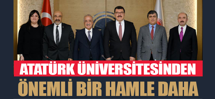Atatürk Üniversitesinden önemli bir protokol hamlesi daha
