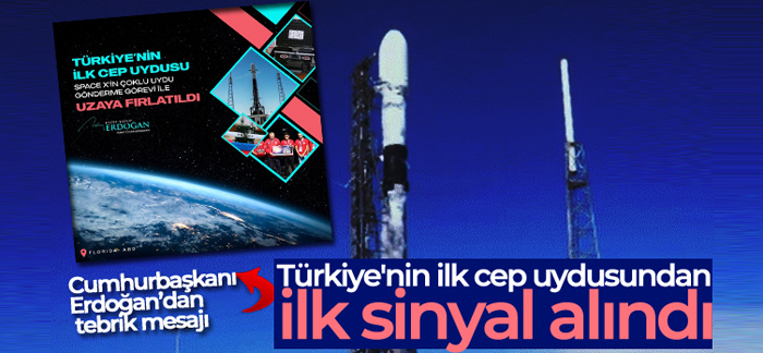 Türkiye’nin ilk cep uydusundan ilk sinyal alındı
