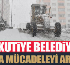 Yakutiye Belediyesi karla mücadeleyi artırdı