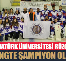 Buzda Atatürk Üniversitesi Rüzgârı esti